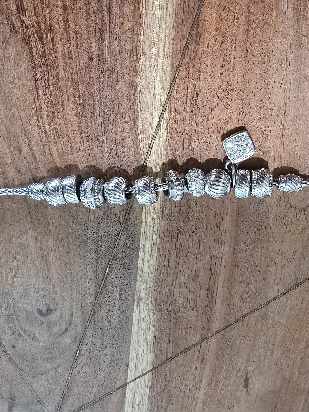 DSMK Bracelet Silver Stainless Steel